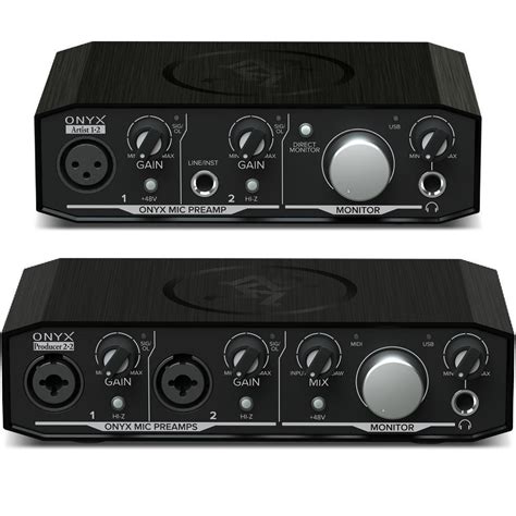 mackie onyx audio interface.